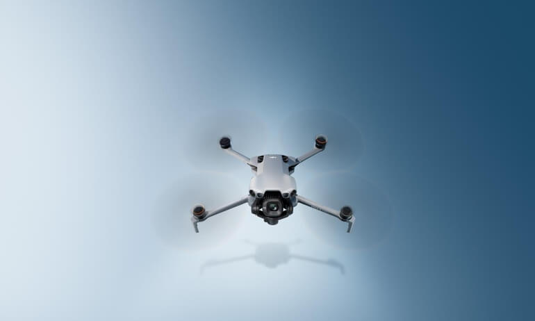 Drone aerial photography of property